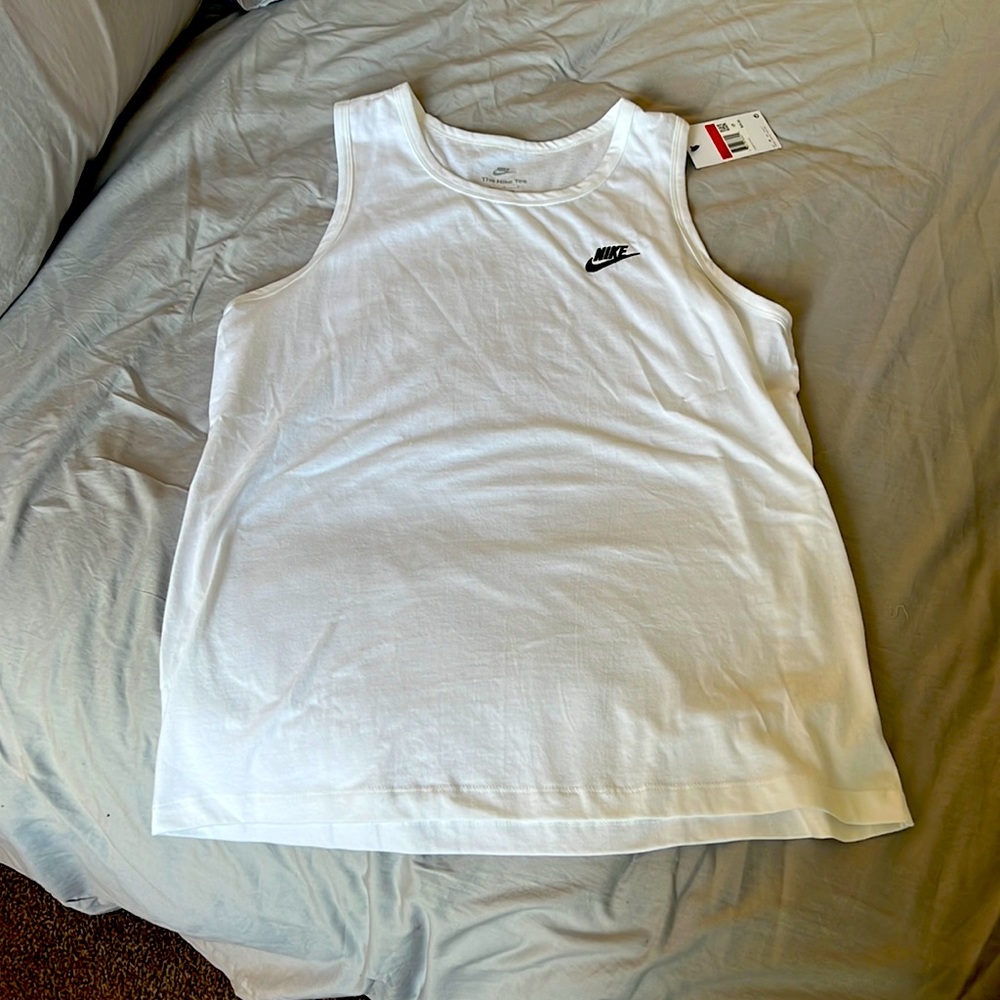 Nike Large White Tanktop